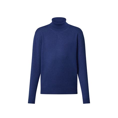 lv logo turtleneck|LV Embossed Cashmere Turtle Neck .